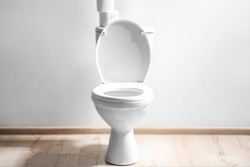 toilet installed in a pittsburgh pa wood floor